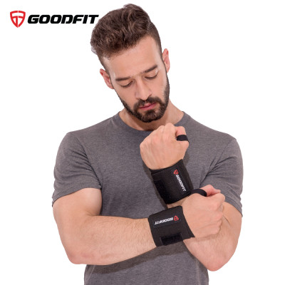Băng quấn trợ lực khớp cổ tay tập gym, tập boxing GoodFit co giãn 4 chiều, khóa dán chắc chăn GF301W