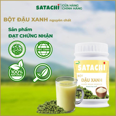 Bột Đậu Xanh nguyên chất SATACHI. Hộp 528g