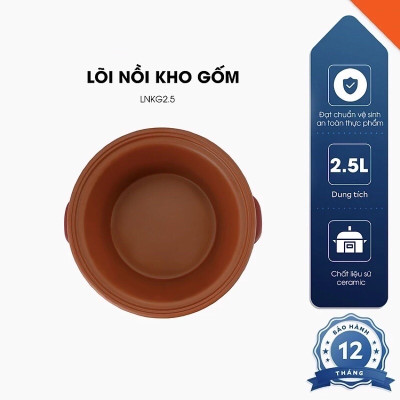 Nồi Kho Đa Năng Gốm Đạt Tường DTSC-2.5G 2,5L - Hàng Chính Hãng