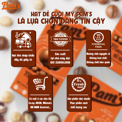 COMBO 2 Maccadamia Nữ Hoàng Nhập Khẩu Úc Pam