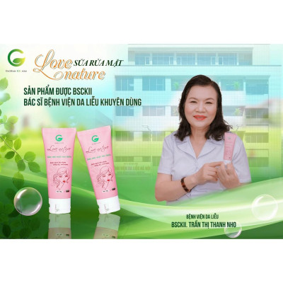 Sữa Rửa Mặt Love Nature GOLDEN LIFE ONE 50ML Làm Sạch Bã Nhờn, Duy Trì Độ Ẩm Cho Da