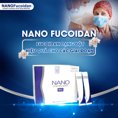Thực Phẩm Chức Năng Nano Fucoidan Phòng Và Hỗ Trợ Điều Trị Ung Thư Kanehide Bio Nhật Bản(60 Gói)