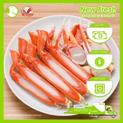 [GIAO NHANH HCM] Chân Cua Tuyết Canada Size  Trung - Túi 1Kg (5-6 cụm chân)
