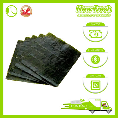 Lá Cuốn Nori Rong Biển Tươi Sấy Khô Nhật Bản - Túi 50 Lá