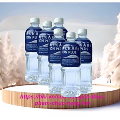Lốc 6 chai x 510ml- nước điện giải - bổ sung ion , khoáng và vitamin - alkari ion plus