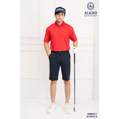 Quần short mogway màu navy kẻ nhỏ QSMOG.1