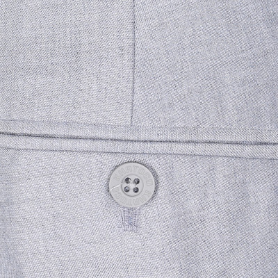 Quần tây nam không ly Khatoco Q1M478R0-INGI309-2503-0-XÁM TRẮNG