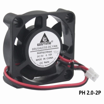【 Ready stock 】1 Pieces DC 5V 2Pin Brushless Cooling Fan 4010 4cm 40mm 40x40x10mm