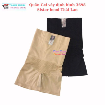 Quần gel bụng định hình, nâng mông dạng đùi 3698 SH Thái Lan – chất vải lưới định hình, có thanh chống cuộn
