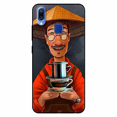 Ốp lưng in cho Vivo Y91 Cà Phê Phin