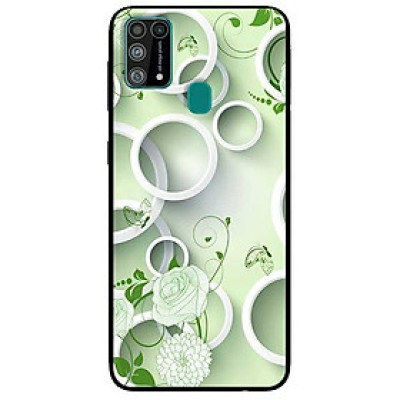 Ốp lưng dành cho Samsung Galaxy M31 mẫu Hoa Hồng Hoa Văn