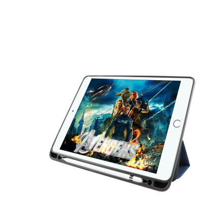 Bao da Ipad 10.2 (Thế hệ 7 – 2019) hiệu Mutural _ Màu xanh_ Hàng nhập khẩu