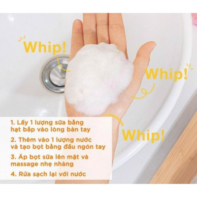 Sữa rửa mặt tạo bọt sáng da Garnier Light Complete Vitamin C Whip Foam 100ml