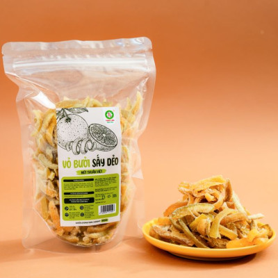 VỎ BƯỞI SẤY DẺO - BÁNH MỨT THÀNH LONG - TÚI 200G - VIỆT NAM