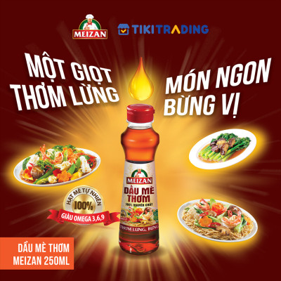 Dầu Mè Thơm Hảo Hạng Meizan 250ml