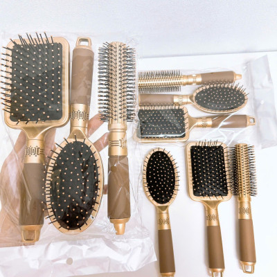 Set 3 lược chải gỡ rối, lược masage da đầu, tạo kiểu, làm phồng chân tóc chuyên dụng cao cấp