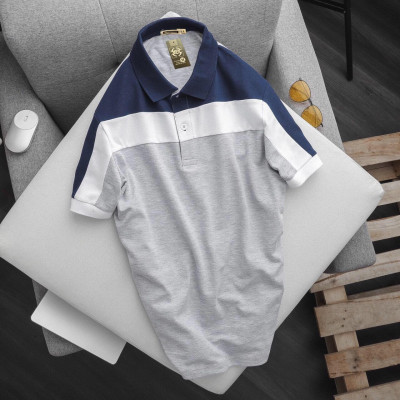 Áo Thun Nam Phối Sọc Ngang Cá Tính Trẻ Trung - LZPS110