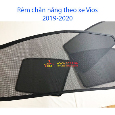 Rèm che nắng xe Vios 2019- 2020- 2021 2022 có hút nam châm cao cấp