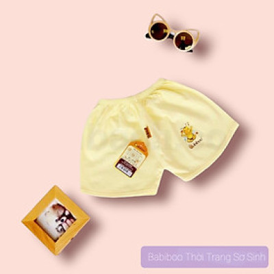 Quần ngắn Babiboo cotton nhiều màu cho bé BB50
