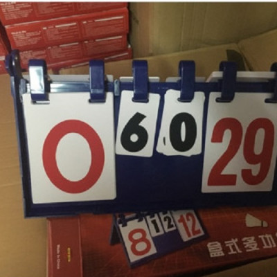 Bảng điểm lật tay Aosaite đánh số từ 01 đến 30 bằng nhựa dẻo, có thể gập gọn khi không sử dụng, bảng điểm để bàn cho các môn thể thao