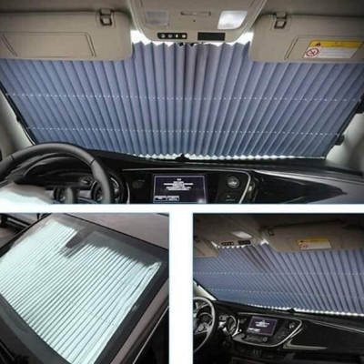 Bộ Rèm Chắn Nắng Kính Lái Bên Trong Ô Tô Tự Động 165 x 70