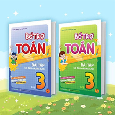 Sách - Bổ Trợ Toán Bài Tập Cơ Bản Và Nâng Cao Lớp 3 - Combo 2 Tập - Megabook