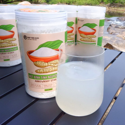 Bột Bình Tinh Nguyên Chất - Tinh Bột Củ Dong - Đặc Sản Bình Định Xứ Nẫu - Thanh Nhiệt, Mát Gan, Tốt Cho Tiêu Hoá