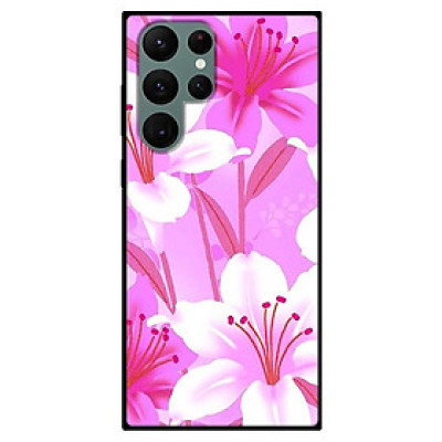 Ốp lưng dành cho Samsung S22 - S22 Plus - S22 Ultra - Hoa Ly Hồng