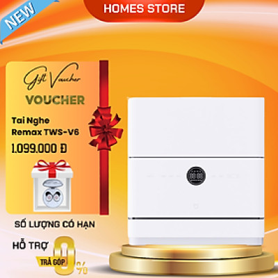 Máy Rửa Bát Xiaomi Mijia S2 5 Bộ – Khử Trùng 99,9%, Tiêu Thụ Nước Ít Hơn 85% Rửa Tay Kết Nối App Xiaomi - Hàng Nhập Khẩu