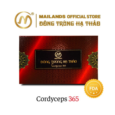 COMBO 4 hộp Đông Trùng Hạ Thảo MaiLands Cordyceps 365: 4 hộp x (2 hộp * 15gr)