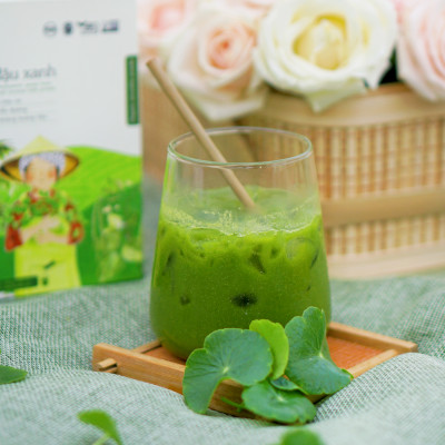 Bột Rau Má Đậu Xanh Cốt Dừa Dalahouse 200g, Thức Uống Mát Lành, Thanh Nhiệt Cơ Thể, Tốt Cho Người Tiểu Đường 