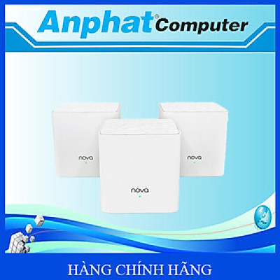 Tenda Hệ thống Wifi Nova Mesh cho gia đình MW5C Chuẩn AC 1200Mbps 3 pack - Hàng Chính Hãng