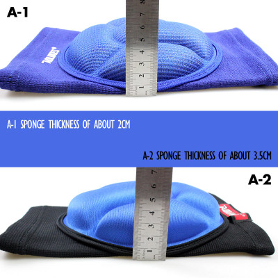 Đai miếng đệm bảo vệ đầu gối AOLIKES A-0217B đàn hồi Rubber cushion anti-collision knee pad