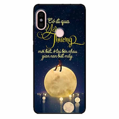 Ốp lưng in cho Xiaomi Mi 8 Mẫu Đi Qua Yêu Thương