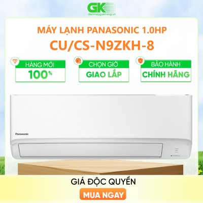 Máy lạnh Panasonic 1.0HP CU/CS-N9ZKH-8 - Hàng chính hãng - Chỉ giao HCM