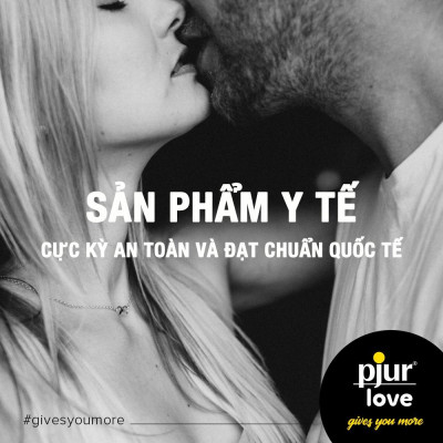 Gel bôi trơn gốc nước Pjur Aqua chai 100ml nuôi dưỡng làn da khô an toàn lành tính không chứa dầu chất béo