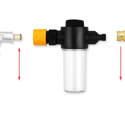 Bộ Bình Phun Bọt Tuyết Rửa Xe Đa Năng  nối tiếp chổi, máy rửa xe – 1Set Foam Lance Snow Sprayer Pot
