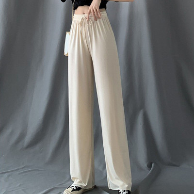 Quần kiểu nữ ống suông, dài, chất liệu Tăm thái mát, vải mềm mịn, quần nữ form rộng, thoải mái, QNH.58