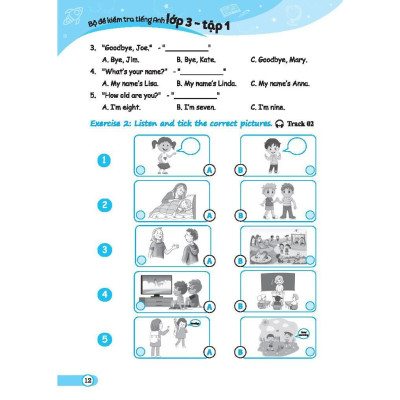 Sách - Global Success - Bộ Đề Kiểm Tra Tiếng Anh Lớp 3 - Có Đáp Án - Tập 1 - Minh Thắng