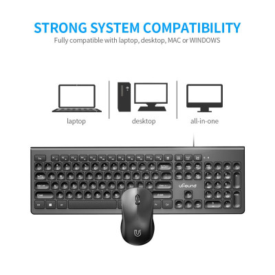 Chuột và Bàn phím U-762 có dây USB 