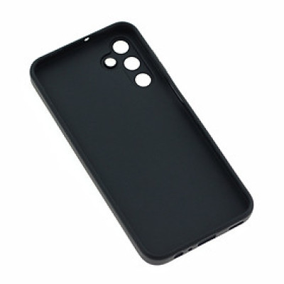 Ốp lưng silicon dẻo cho Samsung Galaxy A06 , A55 , A35 , A15 , A25 màu đen, chống bẩn, chống trầy xước, bảo vệ camera sau, chống bám vân tay - hàng nhập khẩu