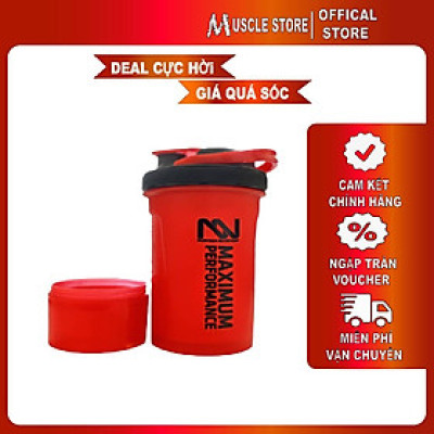 Bình Lắc Nortech Thể Thao 800ML, 2 Ngăn, Không Chứa BPA