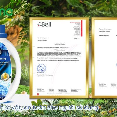 Nước Giặt Xả Công Nghệ Sinh Học Bell Home Hương Tinh Tế 3,2KG