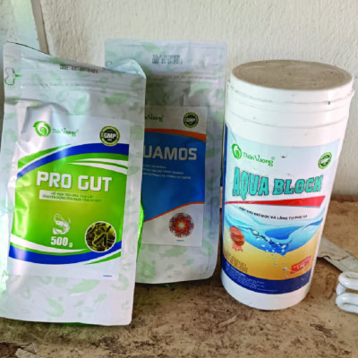 Lắng tụ hữu cơ ao tôm AQUA BLOCK Gold