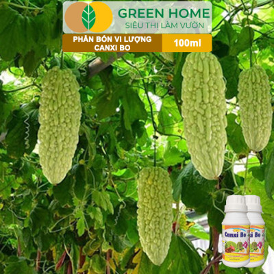 Phân Bón Vi Lượng Canxi Bo Greenhome, Chai 100ml, Kích Rễ, Chống Rụng Trái Non Trên Cây Trồng