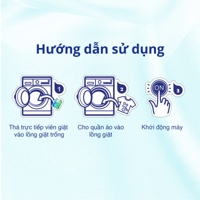 Túi Viên Giặt Xả Đa Năng 4 Trong 1 KA Universal (1 Viên/ Túi)
