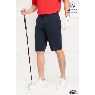 Quần short mogway màu navy kẻ nhỏ QSMOG.1