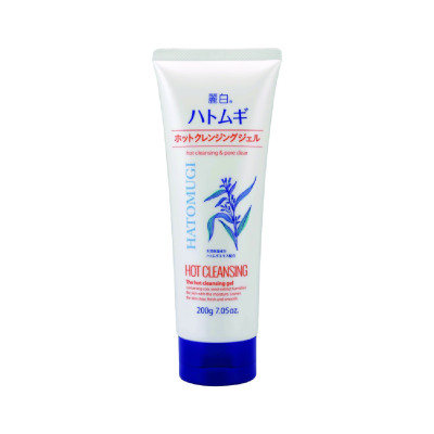 Gel Tẩy Trang Nóng Sạch Sâu Và Dưỡng Ẩm Da Hatomugi Reihaku Hatomugi Hot Cleansing Gel (Tuýp 200 G)