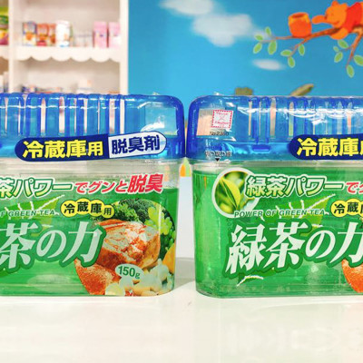 Sáp khử mùi tủ lạnh 150g, khử mùi mạnh mẽ các mùi khó chịu đáng lo ngại với sức mạnh của trà xanh - nội địa Nhật Bản