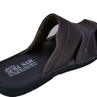 Dép bít mũi nam da bò thật HÀ NAM cao cấp GSB2041